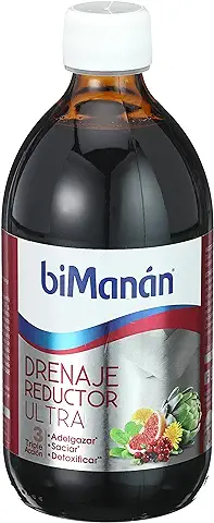 BIMANÁN Ultra, Drenaje Reductor Triple Acción que Ayuda a Adelgazar, Saciar y Detoxificar, 500Ml  