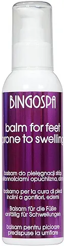 BINGOSPA Bálsamo para los pies para Dolor, Hinchazón y Edema - 135 g  
