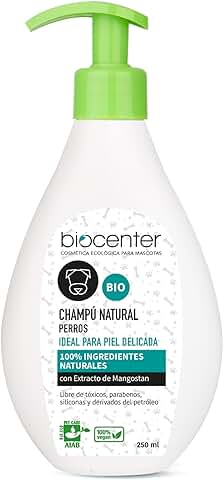 BIOCENTER Champú Natural para Perros - Ecológico y Vegano  