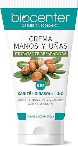 BIOCENTER Crema de Manos Natural, Hidratante y Reparadora - Ecológica y Vegana  