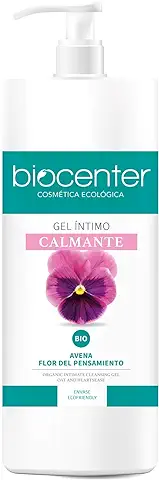 BIOCENTER Gel Íntimo Natural Calmante - Línea Botanical - Ecológico y Vegano 1000 ml  