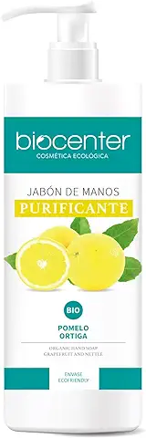 BIOCENTER Jabón de Manos Natural Purificante - Línea Botanical - Ecológico y Vegano 500 ml  