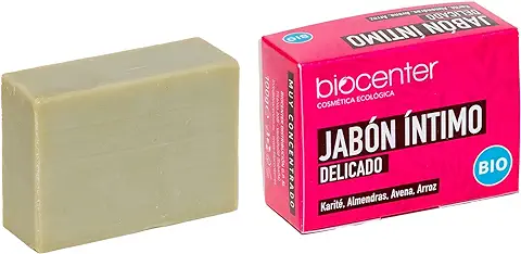 BIOCENTER Jabón íntimo Sólido - Envase Libre de Plástico  