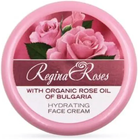 Biofresh Cosmetics Regina Roses Crema Facial Hidratante con Aceite de rosa Orgánico de Bulgaria, 30 ml  