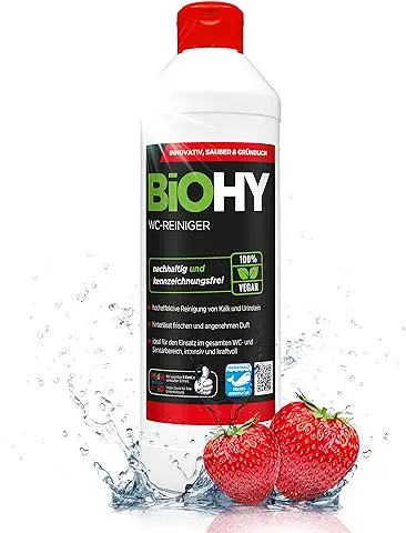 BiOHY WC Limpiador (1 Botella de 500ml) | Gel Limpiador Viscoso, Concentrado | Ideal Contra las Escamas de Orina (WC-Reiniger)  