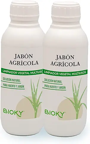 Bioky Jabón Potásico Ecológico para Plantas 100% Natural 2L | Producto Eco Múltiples Usos | Controlador de Plagas Bio (2L)  
