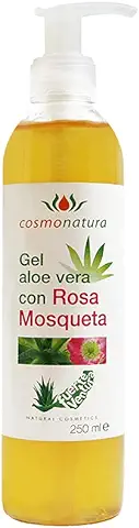 Bionatural 11480 - Gel Hidratante y Regenerador Corporal con aloe vera 100% puro y rosa Mosqueta  