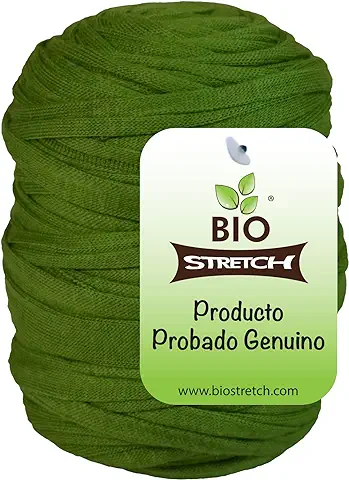 Biostretch Amarre Suave para Plantas de Interior y Jardín - Cordel Verde Elástico Ecológico y Abrazadera para Plantas de Jardín (Rollo Bio Olivo x 1)  