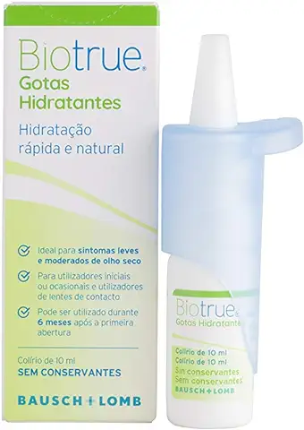 Biotrue® Gotas Hidratantes - Refresca y Calma la Sequedad Ocular- Multidosis 1 Unidad 10 ml  