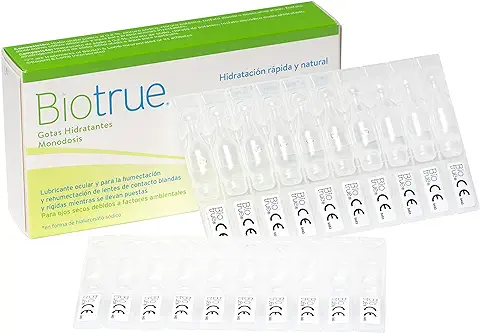 Biotrue® Gotas Hidratantes - Refresca y Calma los ojos Secos - Monodosis 30 Unidades 0,5 ml  