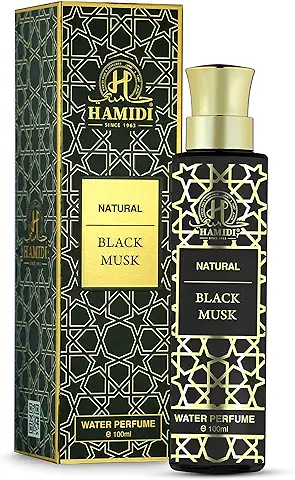 Black Musk Natural Almizcle Suntuoso e Intenso, Eotas Especiadas en Contraste con ámbar y Pachulí - Sin Alcohol - 100ml - Fragancia Dubai - Para Hombre y Mujer  