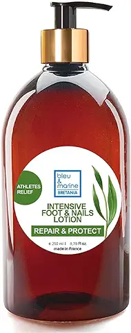 Bleu & Marine Bretania - Crema Reparadora para Pies y Manos | Desodorante Pies | Alivia Irritación y Picor | Fortalece Uñas | Ultra Hidratante y Reparadora, Natural, 250 ml  