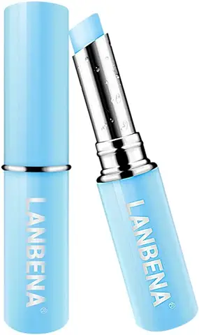 Bálsamo de Labios de ácido Hialurónico de Symeas, Potente Hidratante, Minimiza las Líneas de Labios, Alivia la Sequedad, Protección de Larga Duración, Bálsamo para el Cuidado de Labios  