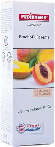 Bálsamo Frutal para los pies con Manteca de Mango y Aceite de Semillas de Melocotón para todo tipo de Pieles de PediBaehr  