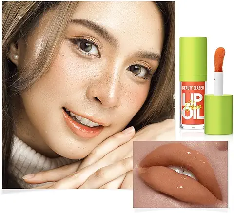 Bálsamo Labial Abundante, Bálsamo Labial Hidratante y Brillante, Cuidado Labial Transparente, Aceite Labial Hidratante Duradero, Reparación de Líneas Labiales y Prevención de Grietas Secas (103)  