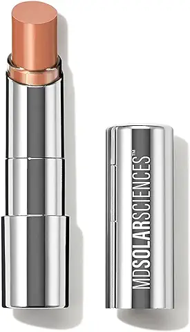 Bálsamo Labial Hidratante de MDSolarSciences SPF 30 - Hidratante de Labios con SPF 30 para Proteger tus Labios del sol - Natural, Vegano y sin Químicos - Bálsamo Cremoso y Suave - Nude - 4.2 g  
