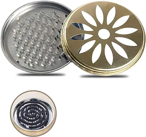 Bobina de mosquitos, materiales ecológicos, reciclados, para puerta, repelente de mosquitos, portátil, para zampirón, con cubierta de puerta de incienso, anti mosquitos, camping, viajes(color al azar)