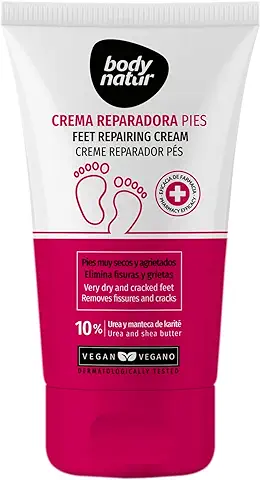 BODYNATUR - Crema Reparadora - Crema para Pies muy Secos y Agrietados - 100 ML  