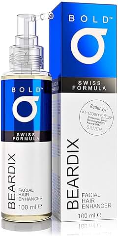 BOLD BEARDIX Espray para Crecimiento Barba 100 ml - Sérum para el Crecimiento de la Barba con Redensyl, una Alternativa Perfecta al Minoxidil para Estimular el Crecimiento de la Barba - Aceite Barba  