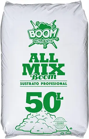 Boom Nutrients | Sustrato Universal -Tierra para Plantas Apta para Todo Tipo de Cultivo | All Mix Boom (50 L)  