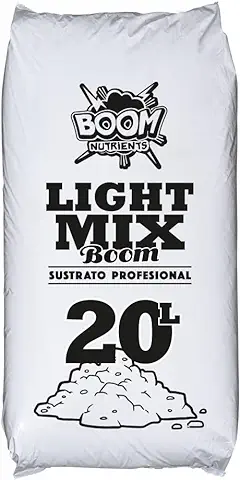 Boom Nutrients | Sustrato Universal/Tierra para Plantas | Light Mix Boom (20 L)  