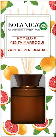 Botanica by Airwick Varitas Perfumadas - Ambientador Mikados, Esencia Para Casa Con Aroma A Pomelo Y Menta Marroquí - 100 ml  