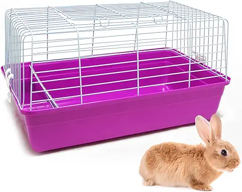 BPS Jaula Conejo Parque para Conejos Cobayas Mascotas Animales Pequeños con Puerta Superior 60x35.2x32 cm Color al Azar BPS-1266  