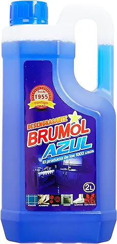 Brumol Desengrasante Azul - Paquete de 6 x 2000 ml - Total: 12000 ml  