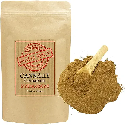 Canela “ceylan” en polvo de Madagascar 200g . Bolsita eco cierre zip.