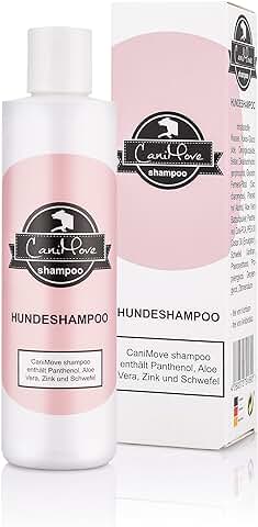 CaniMove Champú para Perros (250 ml) | Limpia, Cuida y Calma la piel y el Pelaje | el Champú para Todos los Pelajes | Calidad Alemana | Embalaje Ecológico (250 ml)  