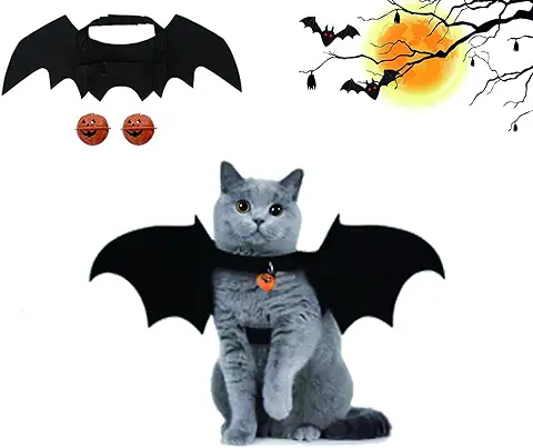 Capa de Mascota para Halloween,Disfraz de Halloween para Mascotas Disfraz de Vampiro de Halloween de Mascota Perros Pequeños Gatito Capa de Vampiro Halloween Cosplay Fiesta Mascota (B)  