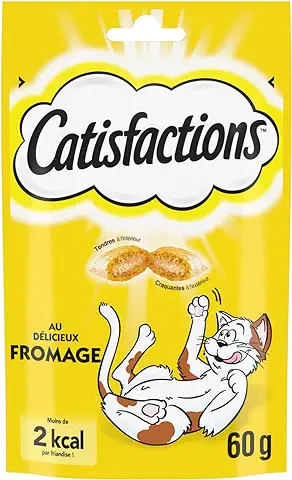 Catisfaction Premios para Gatos, Sabor Queso (60g)  