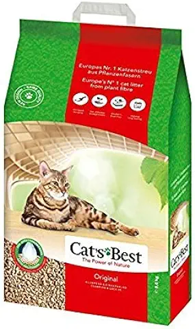 Cats Best Arena para Gatos Aglomerante de Madera, Okoplus, 30 l  