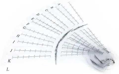 CENPEK 24 Piezas de Regla de Cejas, Plantilla Adhesiva Transparente para Dar Forma a Las Cejas, Kit de Teñido de Henna, Plantillas, Herramienta de Modelado de Extensiones de Cejas para Mujeres  