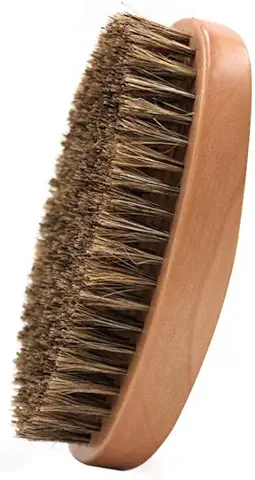 Cepillo de Barba para Hombre, Cerdas de Jabalí Natural, Cepillo, Fabricado en Madera Maciza, Jabalí para el Mantenimiento óptimo de la Barba  