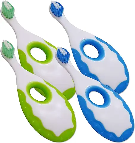 Cepillo de Dientes para Bebé Niño Primer Cepillo de Dientes ~ 4 Piezas  
