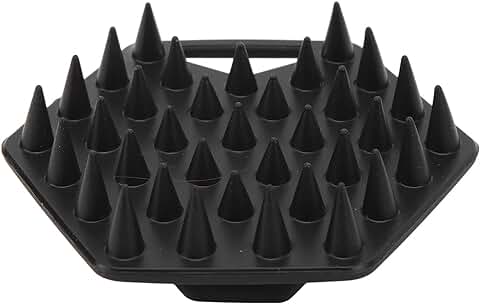 Cepillo para Barba para Hombres, Cepillo Exfoliante Facial Limpieza Profunda Cepillo de Silicona Suave para Barba con Ventosa Accesorio de Baño (Negro)  