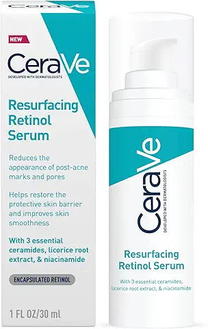 Cerave Sérum Antimanchas con Retinol | 30 ml | para Pieles con Imperfecciones con Hiperpigmentación Posinflamatoria. Sin Fragancia e Hipoalergénico  