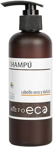 Champú Cabello seco y Dañado 100% Natural, Nieto eco, Ecológico, Orgánico, Deshidratado  
