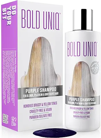 Champú Matizador Rubio con Pigmentos Violetas Para Conseguir Tonos Plateados - Revitaliza el Cabello Rubio Teñido, Decolorado y con Mechas - Sin Sulfatos, 237ml  