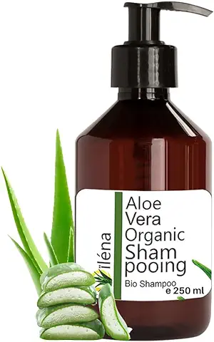 Champú Natural y Ecológico Aloe Vera, Aceite Argán, Vitaminas, Queratina, Ceramidas Naturales Cabello Seco. Sin Parabenos ni Sulfatos. Anticaída (250 ml)  