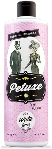 Champú para Perros de Pelo Blanco. Blanqueador y Potenciador de Color Blanco Natural de Perros y Gatos. con Aloe Vera Ecológico - 500 ml  