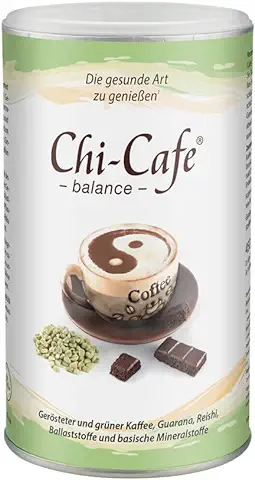 Chi-Cafe Balance con Café Verde Lata 450 g I Disfruta un Café Soluble Saludable¹ Rico en Fibra Calcio y Magnesio I Bueno para Intestino y Digestión¹ Energía² y Nervios³ I Vegano Sin Aditivos  