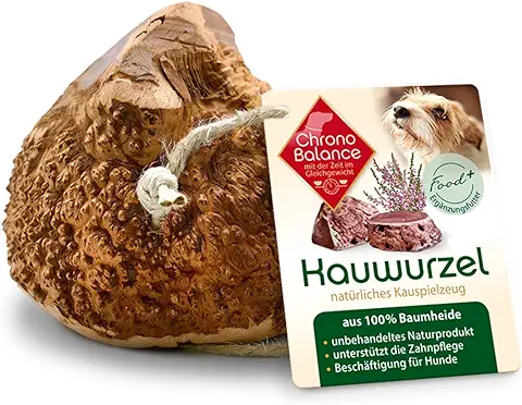 ChronoBalance® Raíz Masticable M para Perros como Juguete para Perros y Masticar para el Cuidado Dental y el Fortalecimiento de la Dentición, 100% árbol sin Aditivos ChronoBalance® Raíz Masticable M para Perros como Juguete para Perros y Masticar para el Cuidado Dental y el Fortalecimiento de la Dentición, 100% árbol sin Aditivos
