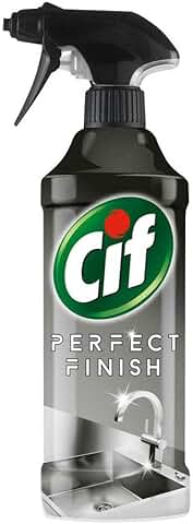 Cif - Pulverizador Limpiador Especial para Acero Inoxidable, 435 ml  