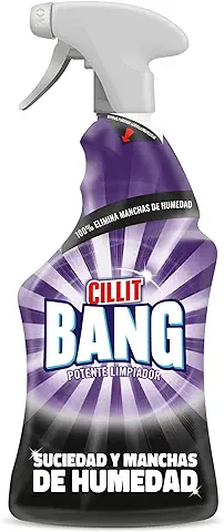 Cillit Bang Manchas de Humedad y Suciedad, potente limpiador juntas negras, baño, cocina, formato spray, 750 ml