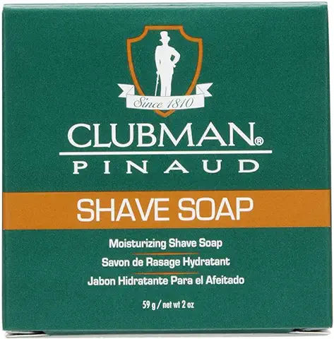 CLUBMAN Jabón de Afeitado - Prepara la Barba para Un Afeitado Perfecto, 59 Gramo  