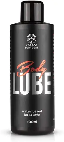 Cobeco Body lube - Lubricante base Agua, 1000 ml  