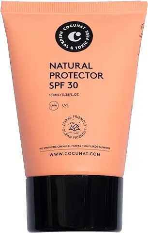 COCUNAT | Natural Protector SPF 30 | Protector Solar Natural | Hidrata y Protege | Fácil Aplicación y Absorción | 100ml  