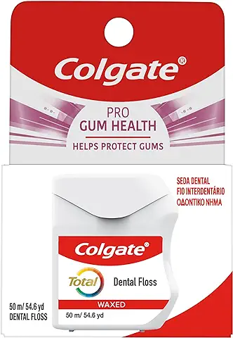Colgate Total Pro Encías Sanas, Seda Dental, Reduce los Problemas de Encías, 50 m  